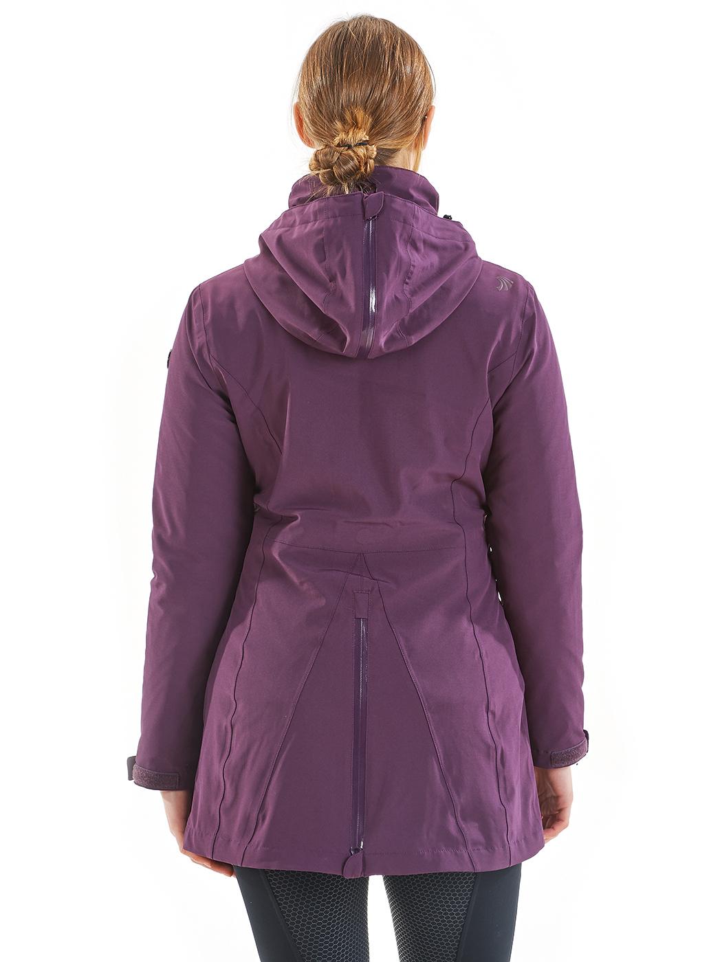 Jacke CAMERY 3 in 1 Plus in plum und schwarz