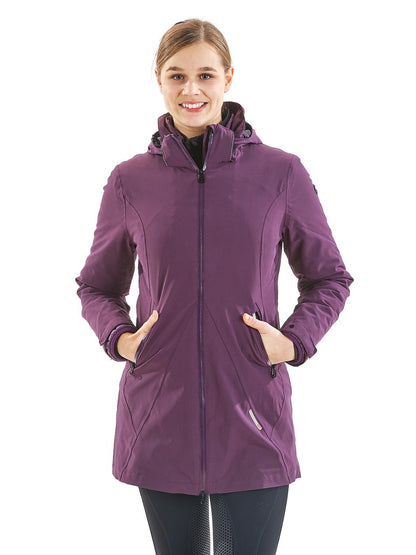 Jacke CAMERY 3 in 1 Plus in plum und schwarz
