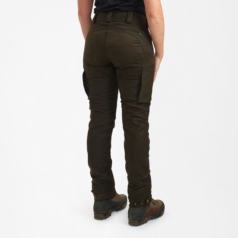 Deerhunter Damen, Lady Tatra Hose Outdoorhose, geräuschlose Jagdhose, Winterhose
