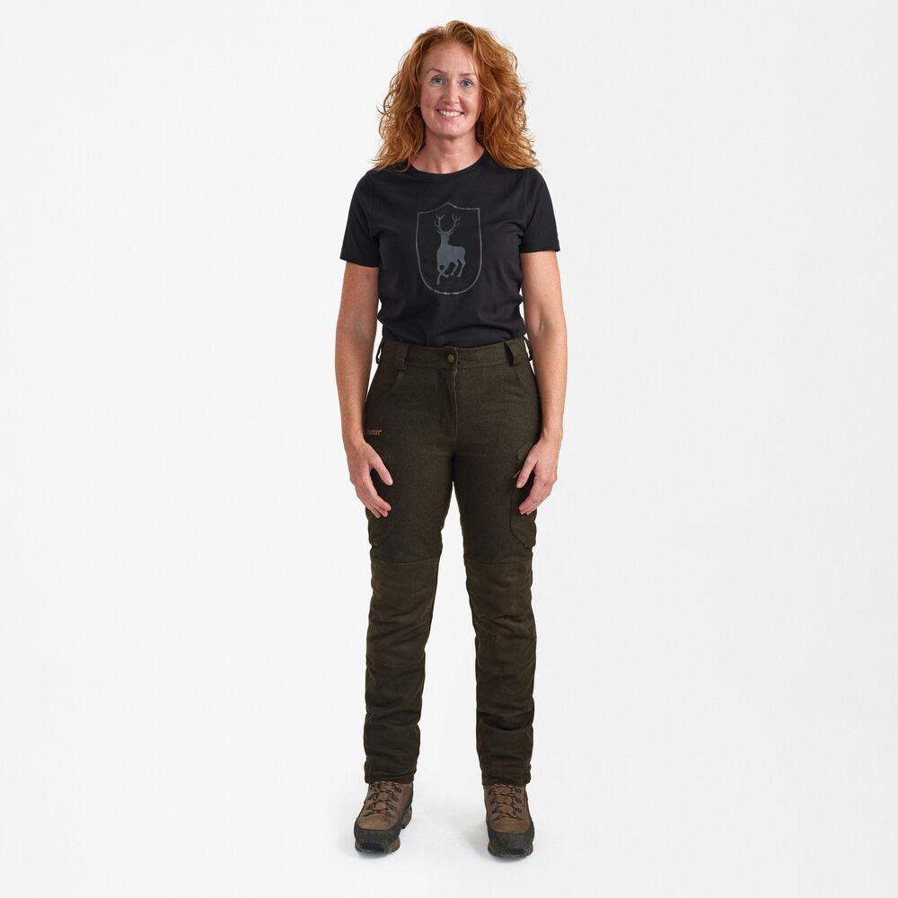 Deerhunter Damen, Lady Tatra Hose Outdoorhose, geräuschlose Jagdhose, Winterhose