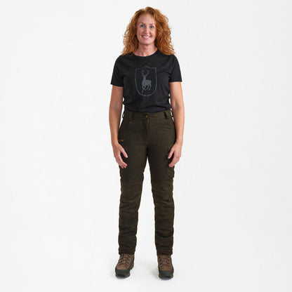 Deerhunter Damen, Lady Tatra Hose Outdoorhose, geräuschlose Jagdhose, Winterhose