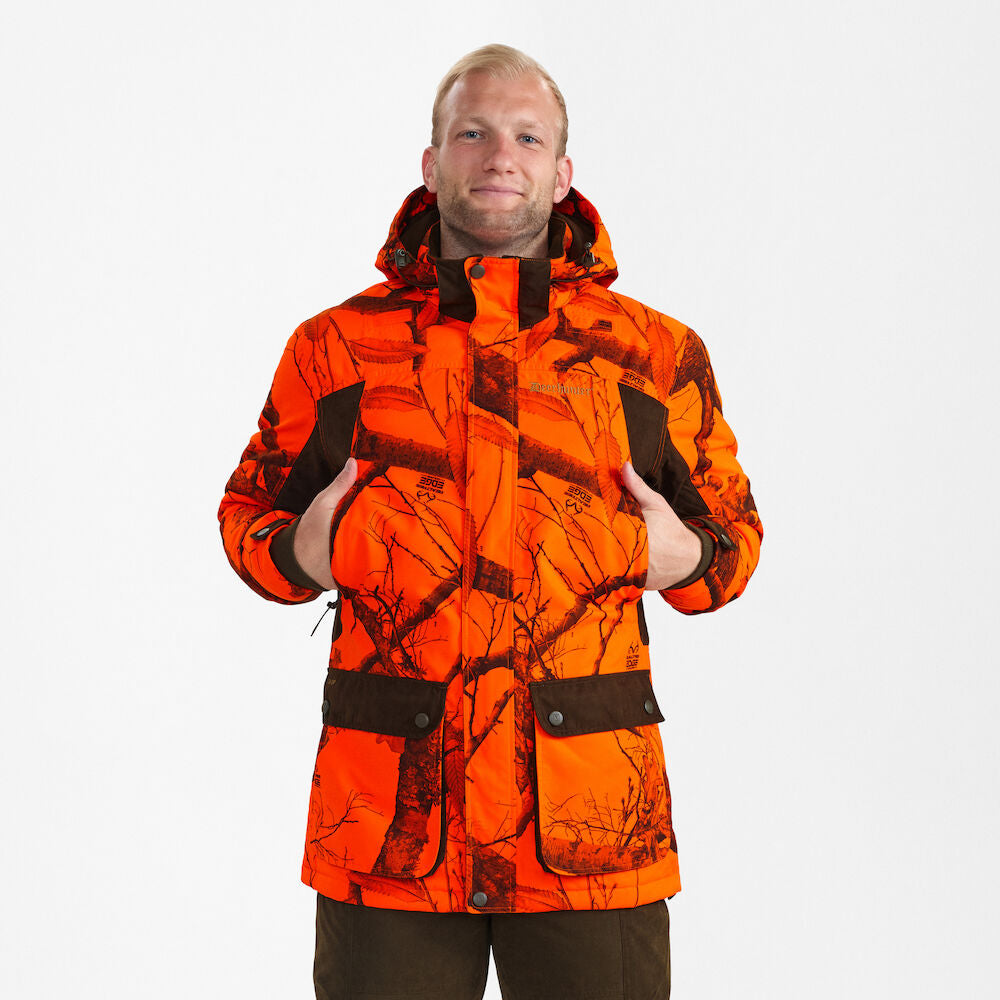 Deerhunter Eagle Winterjacke, Jagdjacke in Orange