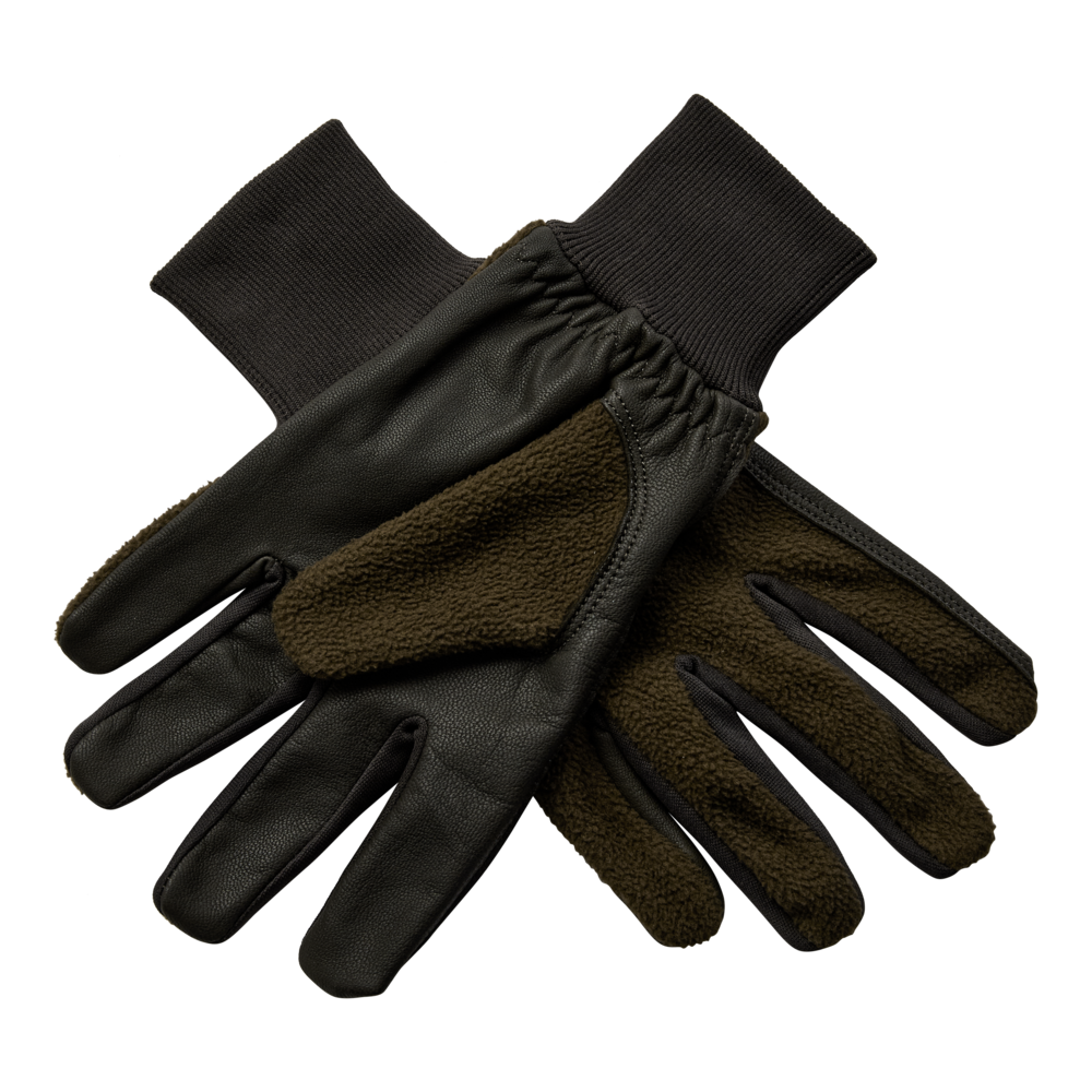 Deerhunter Fleecehandschuhe mit Leder Unisex