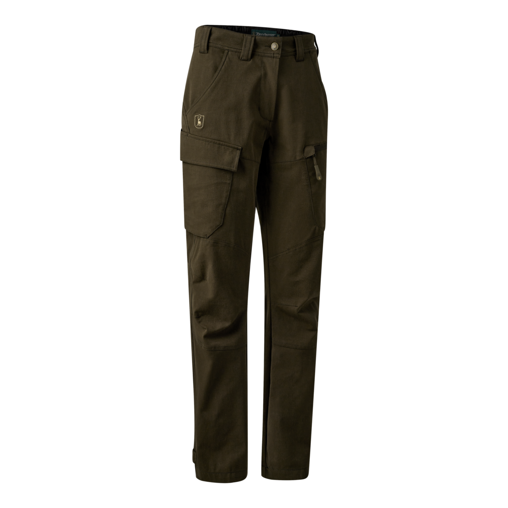 Deerhunter Damen, Lady Sarek Full Stretch Hose, Outdoorhose, Jagdhose