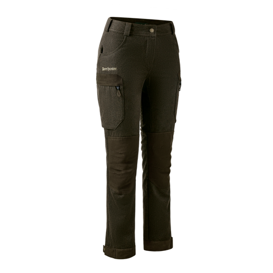 Deerhunter Damen, Lady Tatra Hose Outdoorhose, geräuschlose Jagdhose, Winterhose