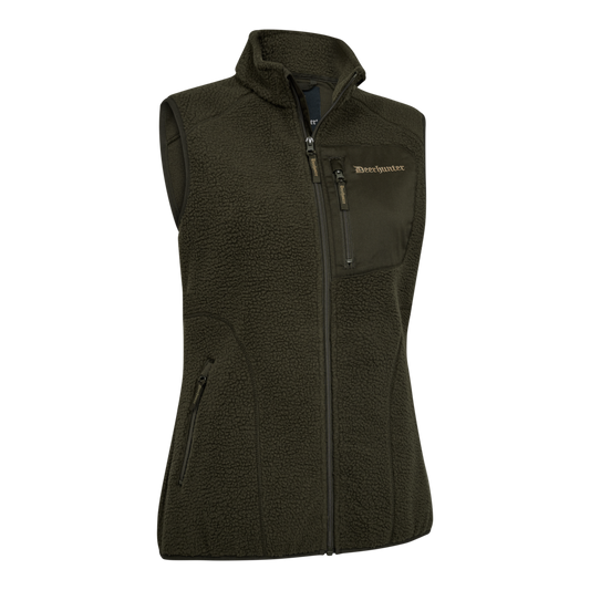 Deerhunter Damen, Lady Atlas Fleece Weste, Jagdweste