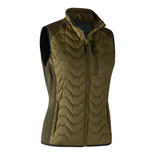 Deerhunter Lady Beth Wattierte Weste, Damen Outdoorweste, Jagd