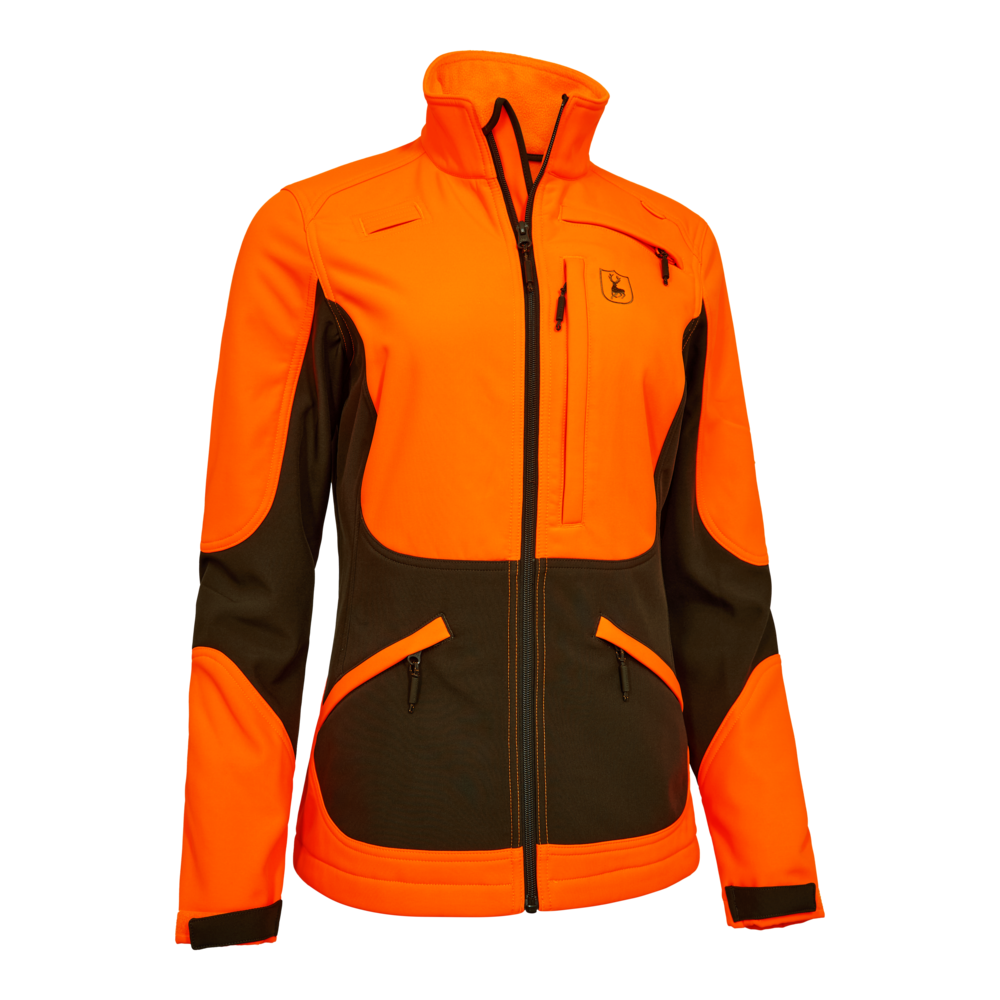 Deerhunter Lady Rogaland Softshell Jacke Safety Orange