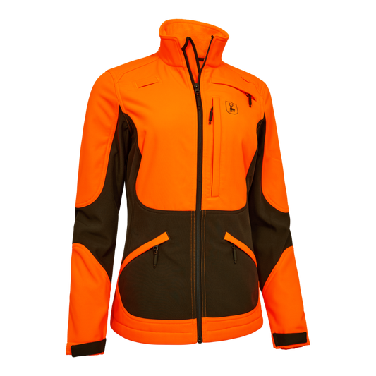 Deerhunter Lady Rogaland Softshell Jacke Safety Orange