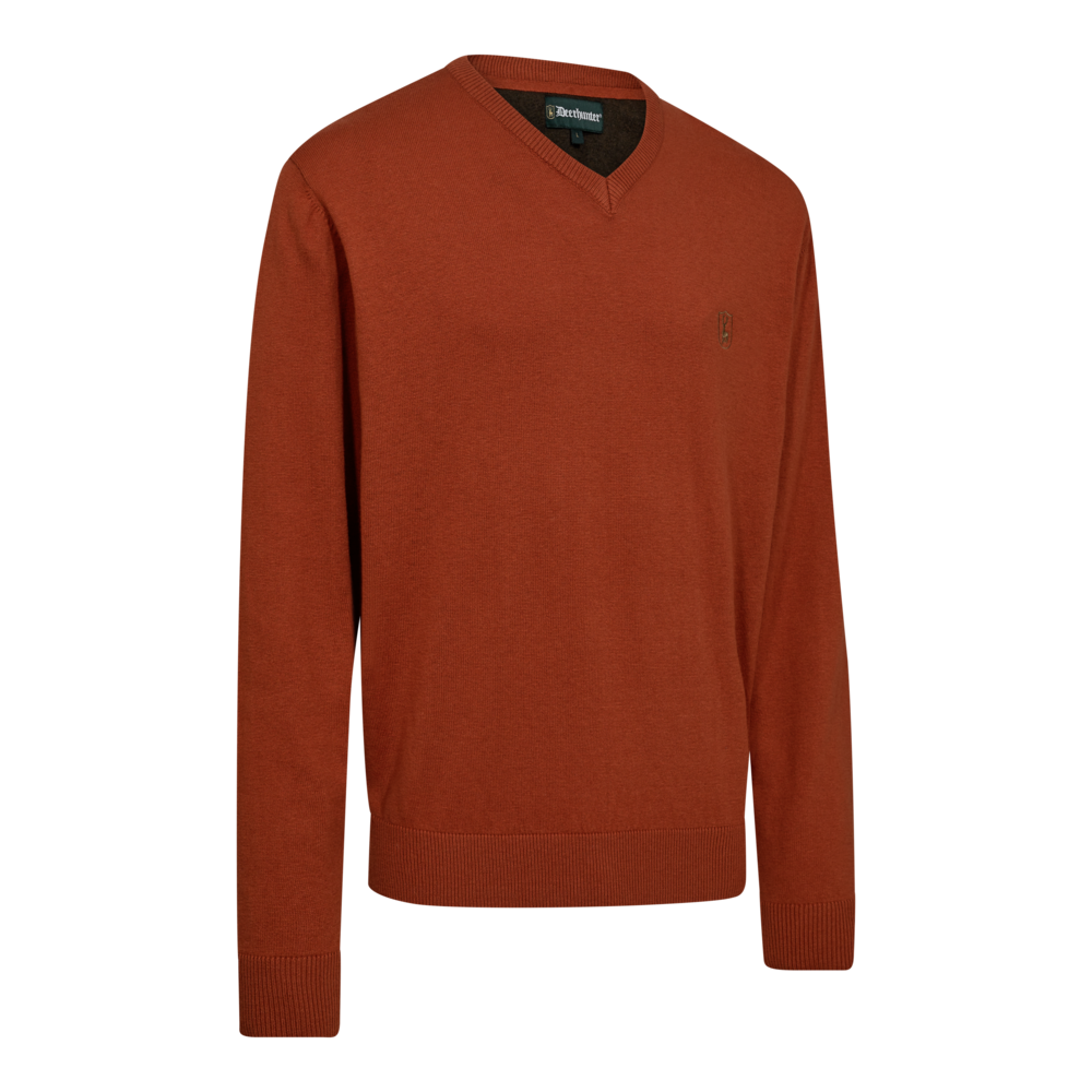 Deerhunter Harrington Herren Strickpullover mit V-Ausschnitt