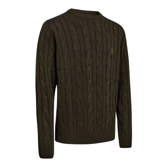 Deerhunter Randall Herren Strickpullover mit Rundhalsausschnitt