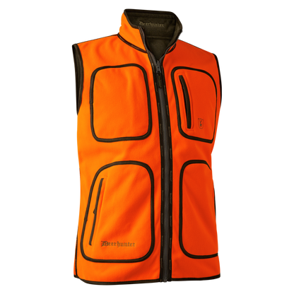 Deerhunter Herren, Gamekeeper Wendbare Fleece Weste, Jagdweste
