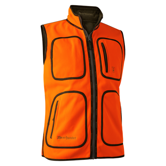 Deerhunter Herren, Gamekeeper Wendbare Fleece Weste, Jagdweste